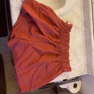 High waisted dress shorts